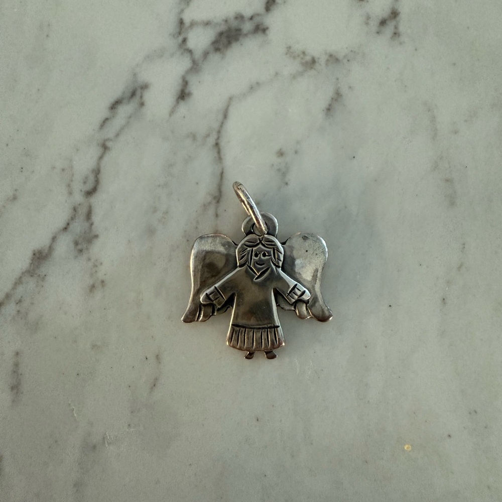 Jeep Collins Silver Angel Pendant